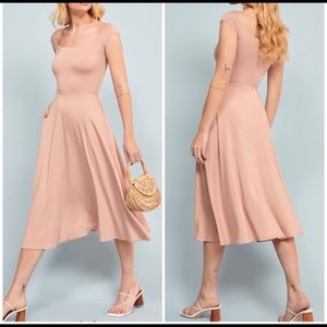 Reformation Marci Off the Shoulder Midi Dress